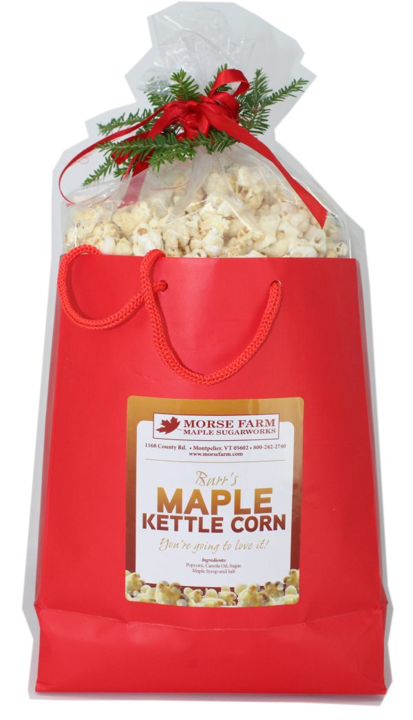 Maple Kettle Corn - 16 Oz Red Gift Bag