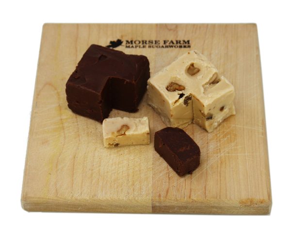 Vermont Made Small Batch Fudge:  Maple, Maple Walnut, Chocolate